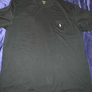 Black polo pocket t